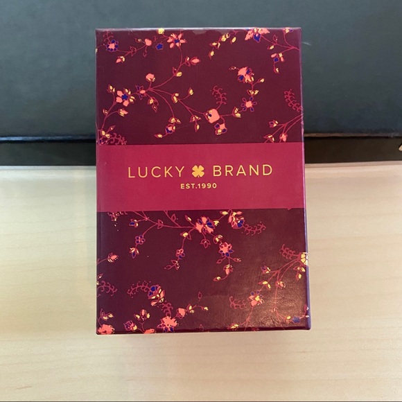 Lucky Brand Cuff Bracelet Crystal Moon & ⭐️ Charms - Picture 2 of 6